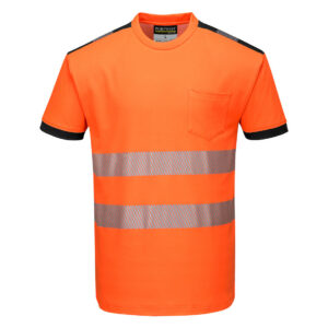 PW3 Hi-Vis Cotton Comfort T-Shirt kurzarm
