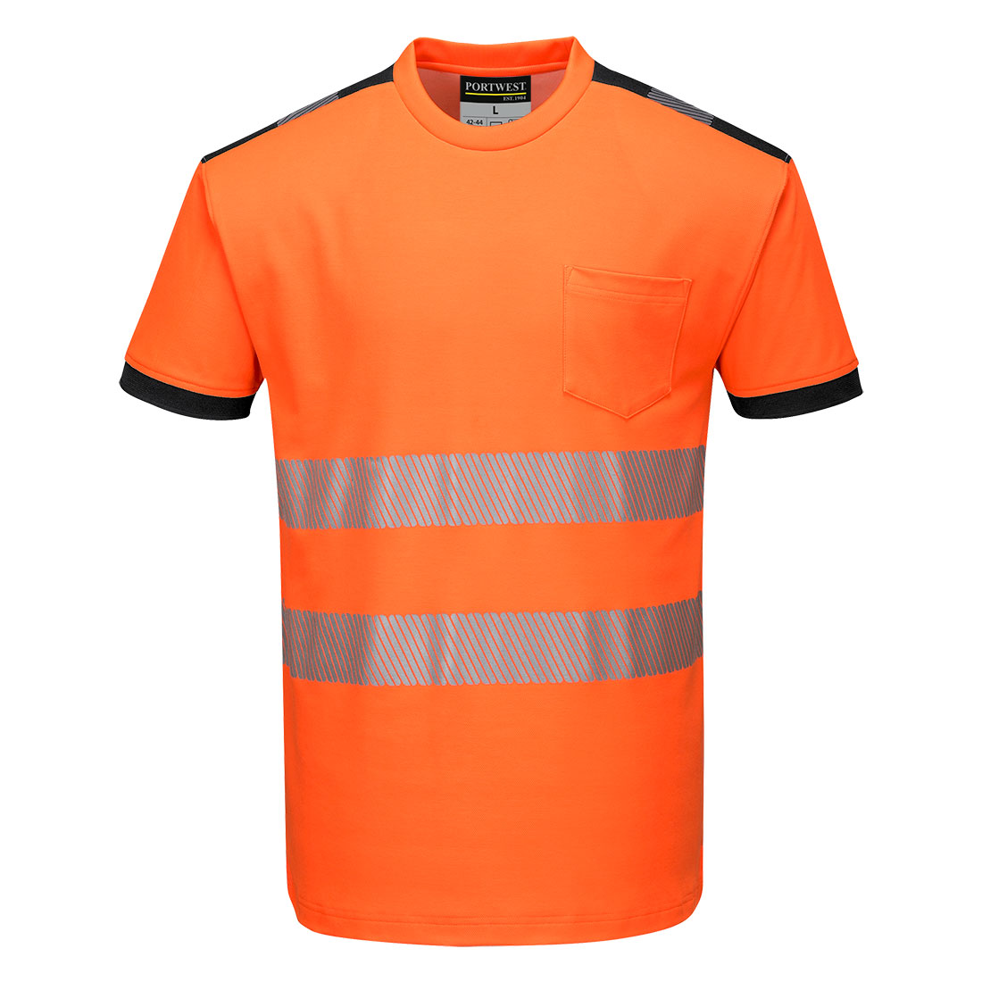 PW3 Hi-Vis Cotton Comfort T-Shirt kurzarm